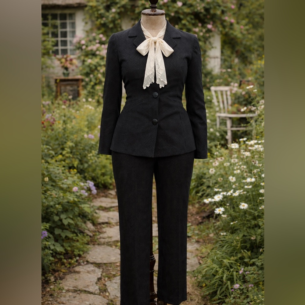 Vintage 1990s, Shelly Klassen Pin Stripe Blazer & Pant Suit